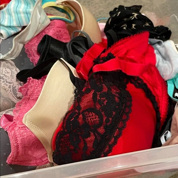 171 pcs Assorted Lace and Satin Bras